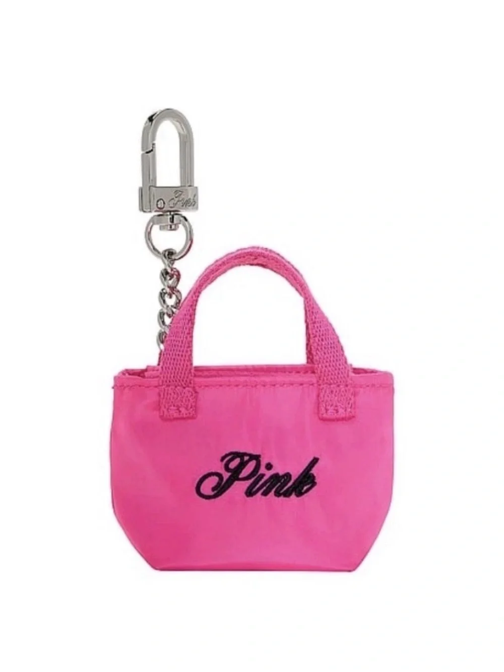 Victoria's Secret Pink Mini Tote Keychain Charm  Extra baggage (the good kind)